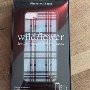 wildflower blue plaid 6/7/8 case